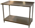 16 Gauge Stainless Top Table 34 to 35.5 x 30 x 48 in. M384