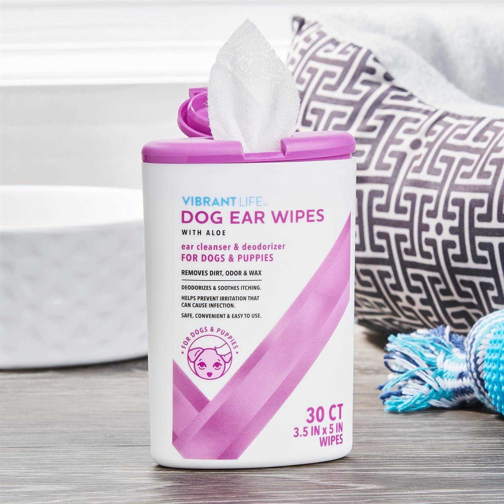 Dog Ear Wipes with Aloe E125778