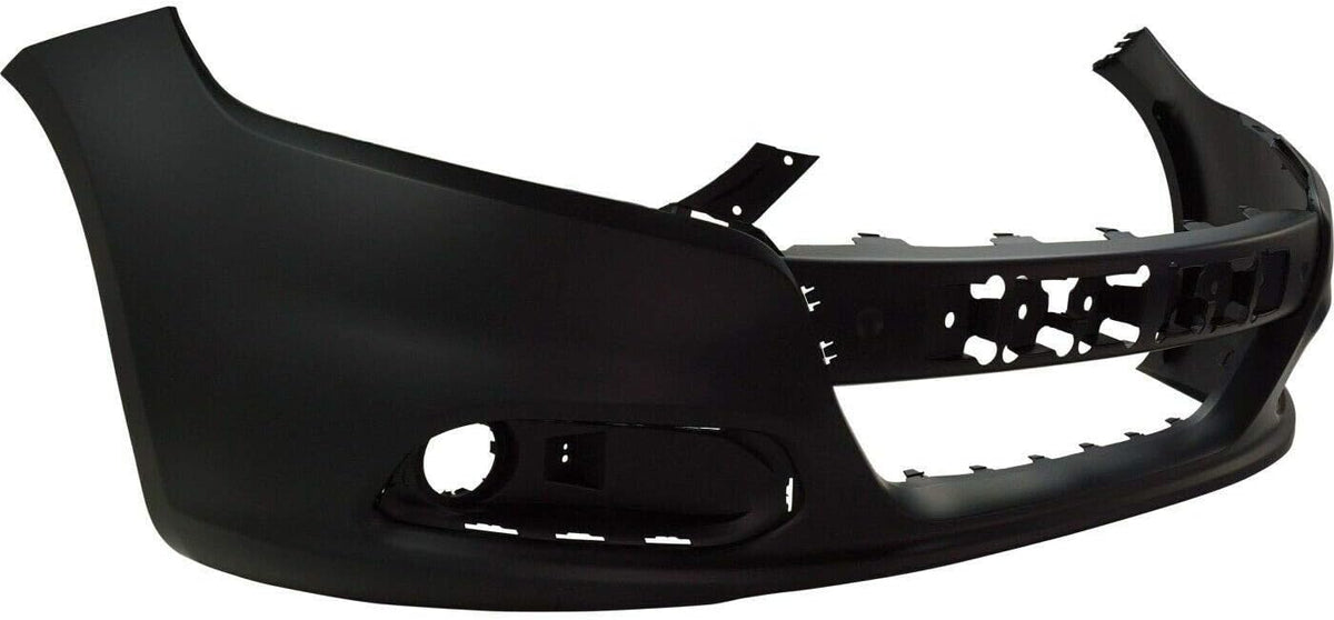 Primed Plastic Front Bumper Cover Fascia with Fog Light Holes for 2013-2016 Dodge Dart Sedan U751201