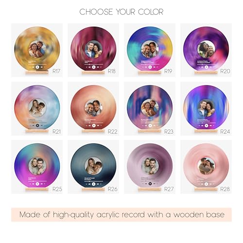 Decorative Vinyl Record with Custom Photo Y49618