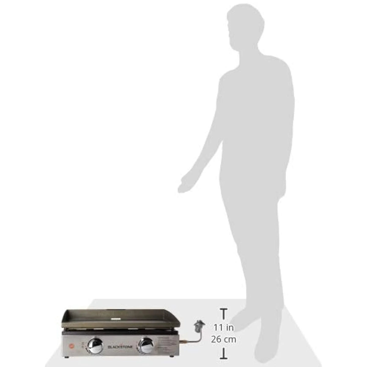 22" Tabletop Griddle Grill, Black N745