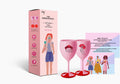 Party Mix with 2 Plastic Wine Glasses W75045