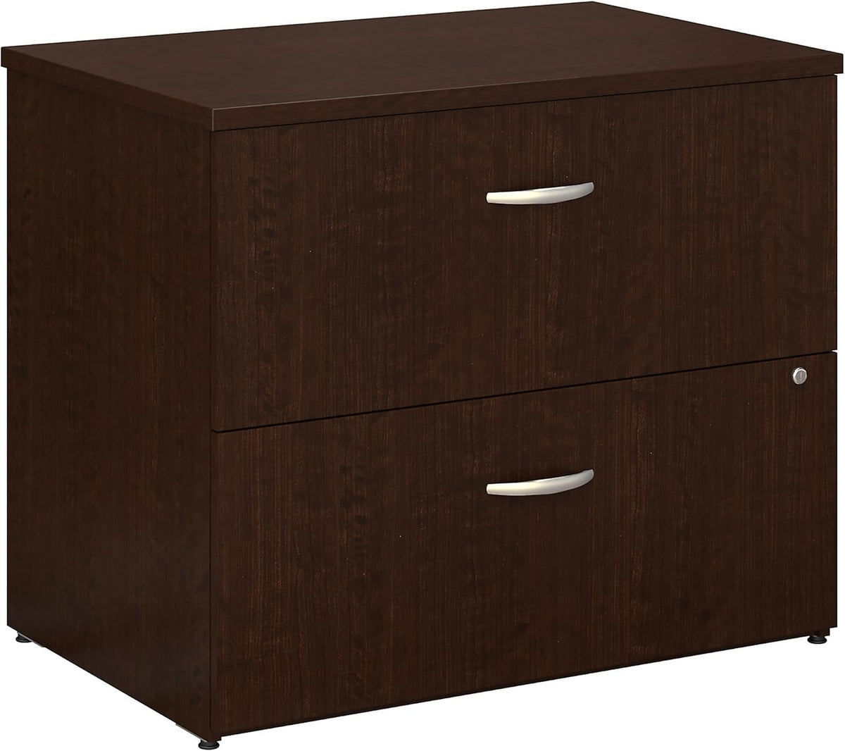 2 Drawer Mobile File Cabinet in Mocha Cherry T4359