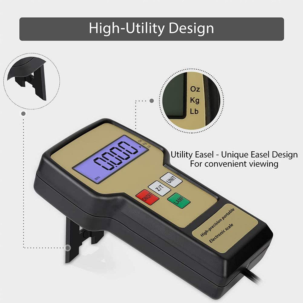 220LB Portable Digital Refrigerant Charging Weight Scale with Case, Pack of 2 F3088
