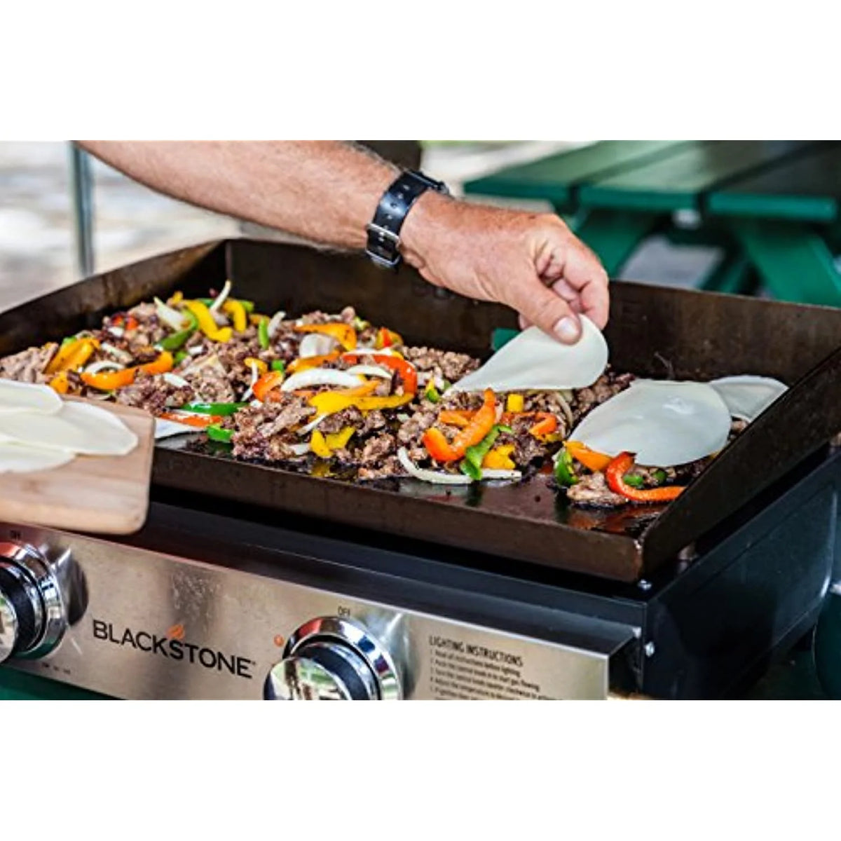 22" Tabletop Griddle Grill, Black N745