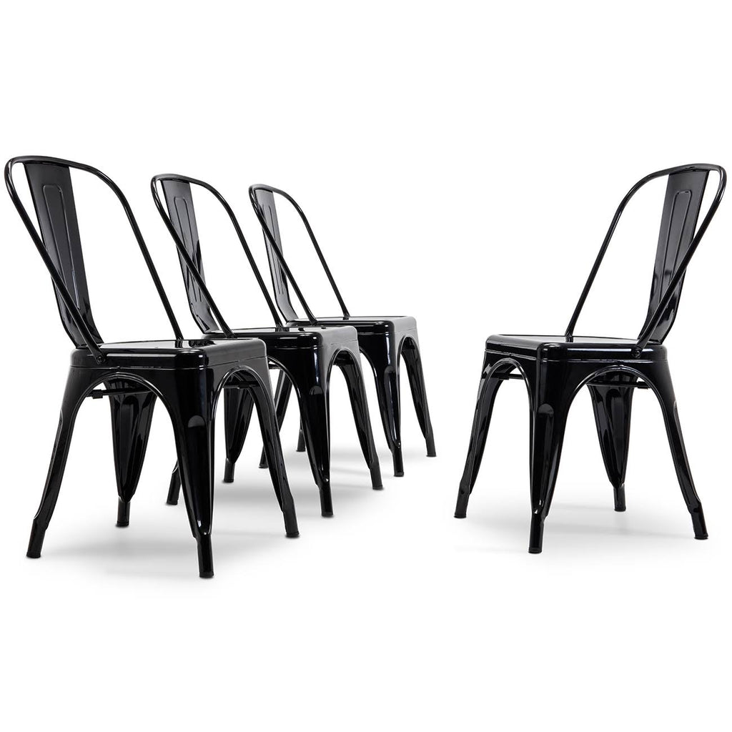Black Side Chair Set of 4 K64197