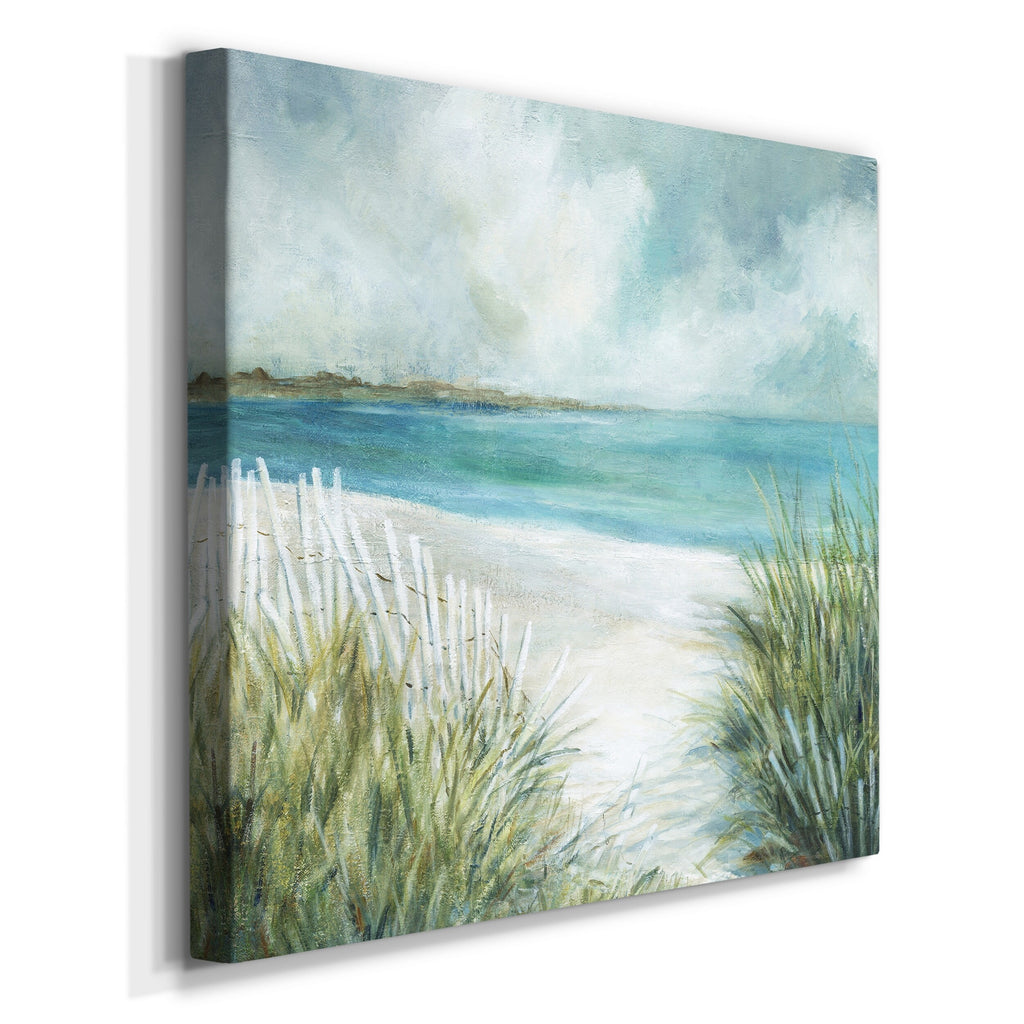 Coastal Fences Gallery Wrapped Canvas 10X10 P843005
