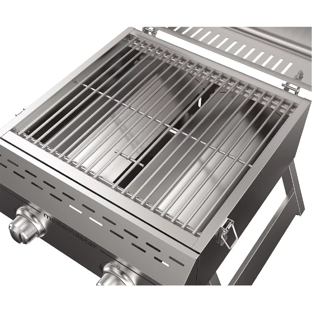 Stainless Steel 2-Burner Propane Gas Grill E165