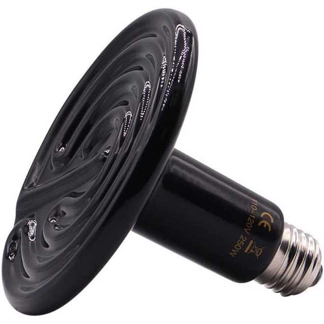 250W Reptile Heat Lamp Ceramic Heater F277