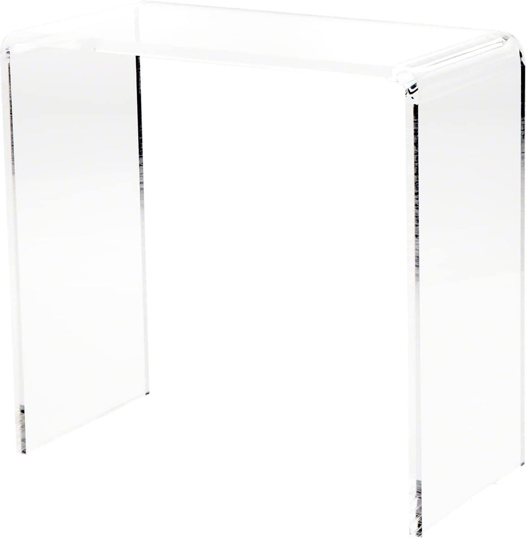 Clear Acrylic Rectangular Display Riser, 12 H x 12 W x 6 D, Pack of 2 B133