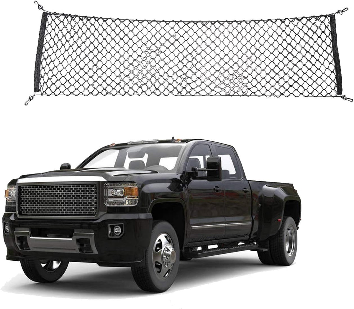 60”x16” Elastic Envelope Style Heavy Duty Cargo Storage Net Nylon Pack of 2 R614102