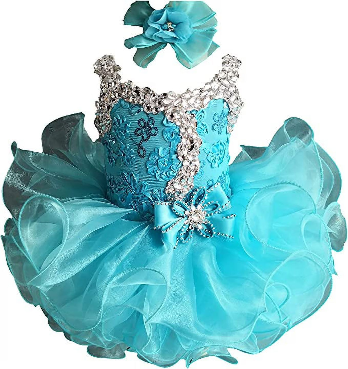 Blue Baby Girl's Pageant Dress Size 9-12M P390757