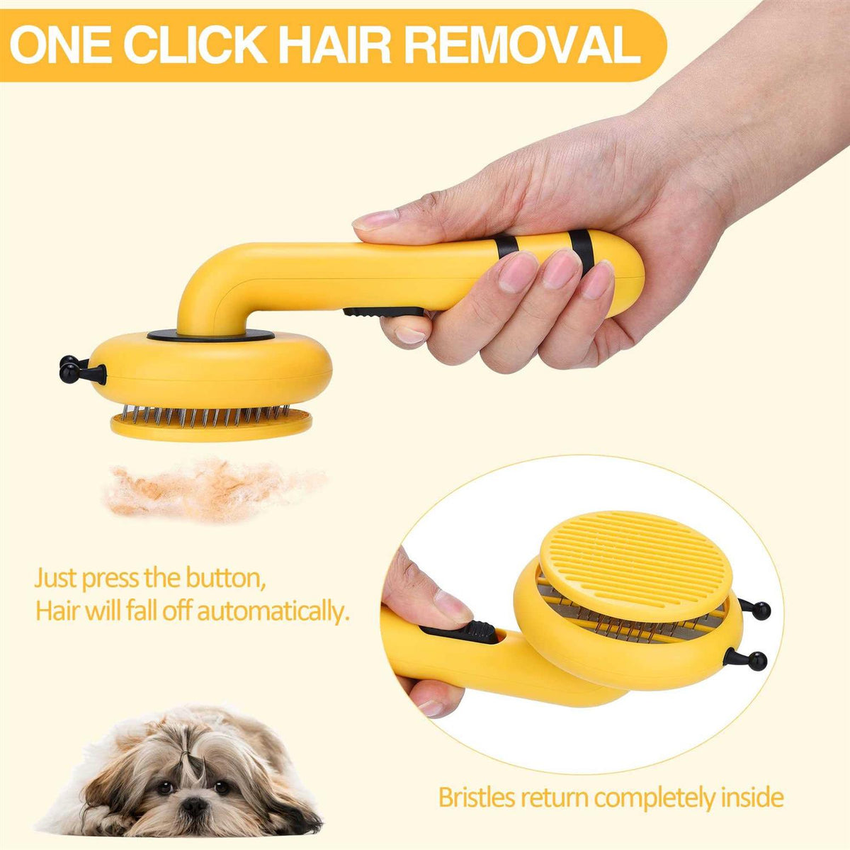 Self Cleaning Cat Slicker Brush T721089