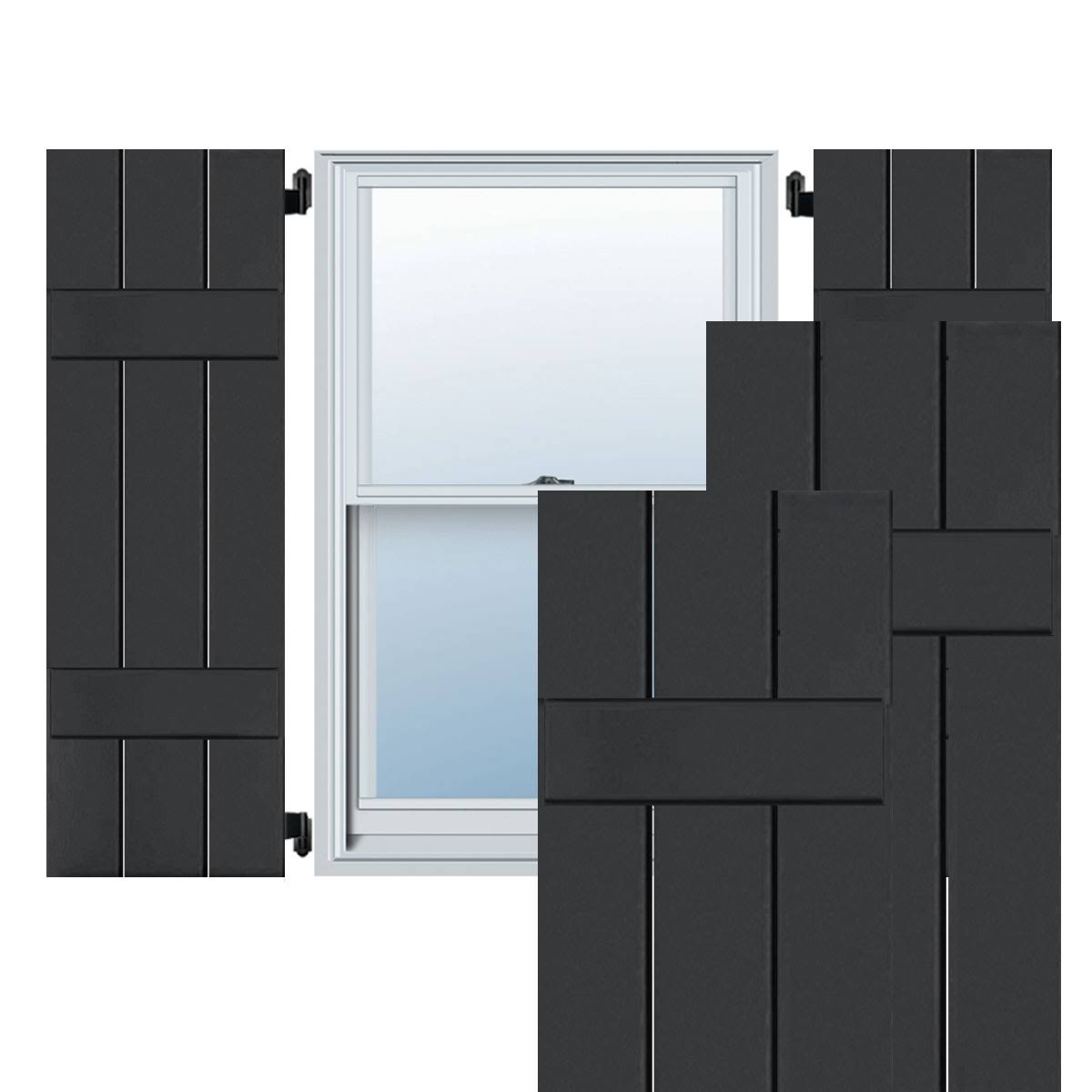 Real Wood Pine Board-n-Batten Shutters I899560