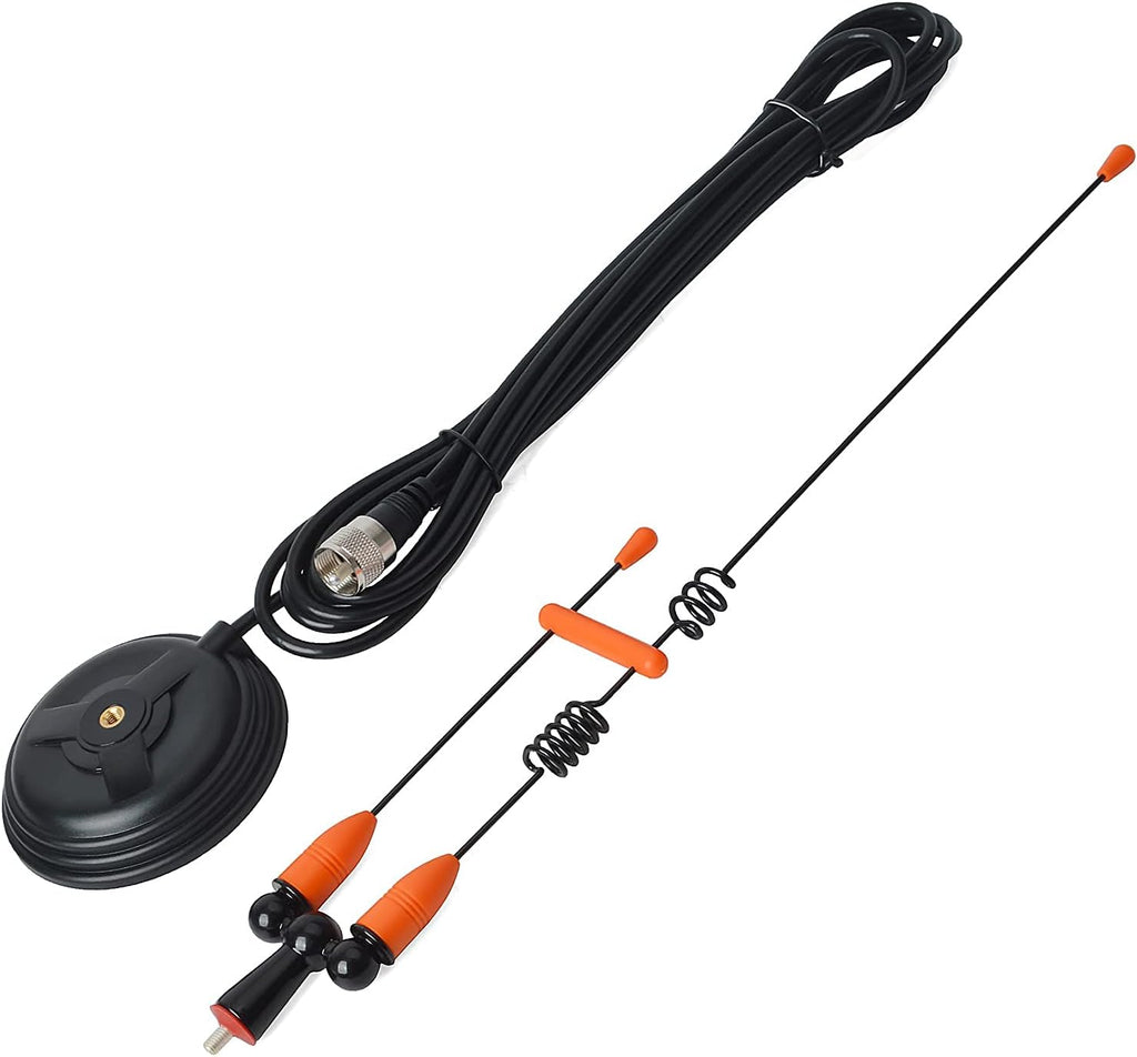 Heavy Duty Dual-Band Mobile Antenna with Magnetic Mount M74639