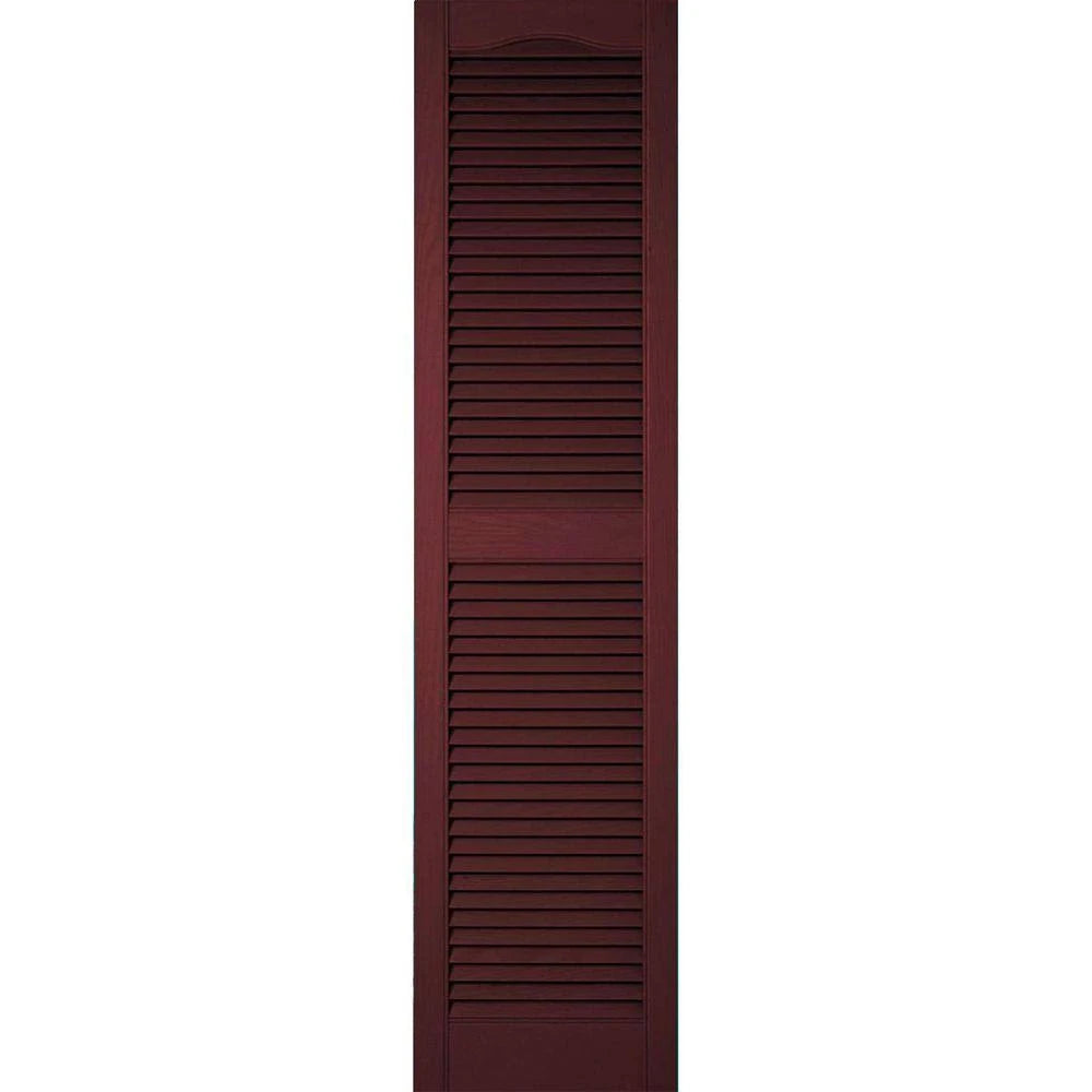 18 inchw x 74 inchh Vinyl Open Louver Shutters M418586