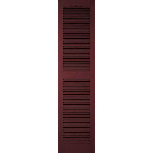 18 inchw x 74 inchh Vinyl Open Louver Shutters M418586