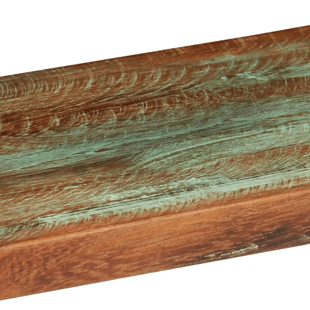 3 Piece Solid Reclaimed Wood Wall Cube Shelf Set Q718164