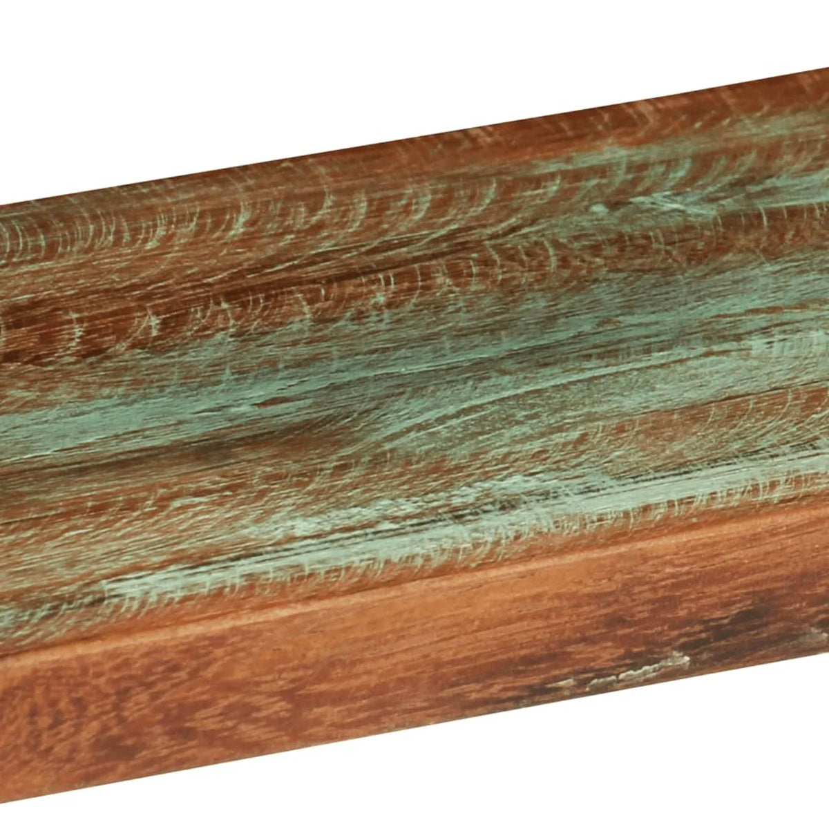 3 Piece Solid Reclaimed Wood Wall Cube Shelf Set Q718164