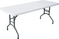 White 6 Foot Folding Table C925976