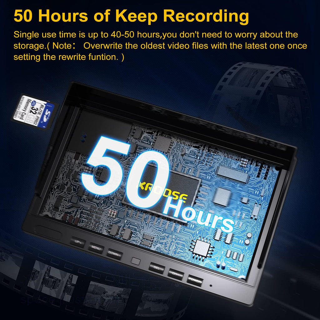 1080P Wireless Backup Camera with 10" FHD Monitor D6088