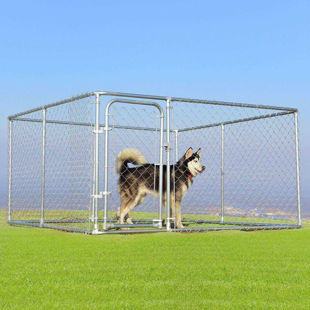 Large Pet Dog Kennel Cage 7.5' x 7.5' Playpen C61593