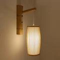 Vintage Bamboo Wicker Rattan Wall Sconce Lamp D8757