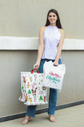 White 16x18 Gift Bags with Die Cut Handle 100 Pcs G4322