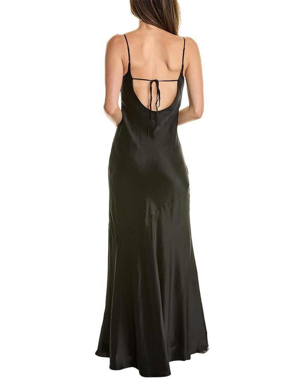 Black Silk Gown D101553