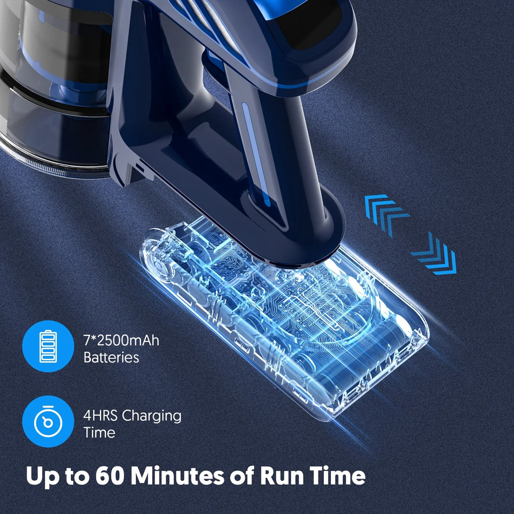 Cordless Stick Vacuum Cleaner with Touch Display D75707