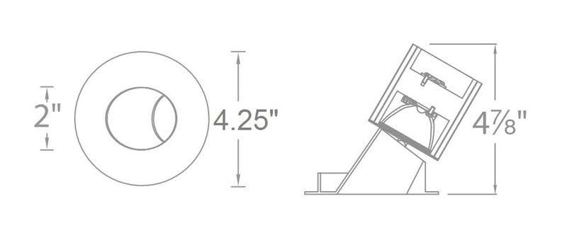 Brushed Nickel Adjustable Trim LED Module C581