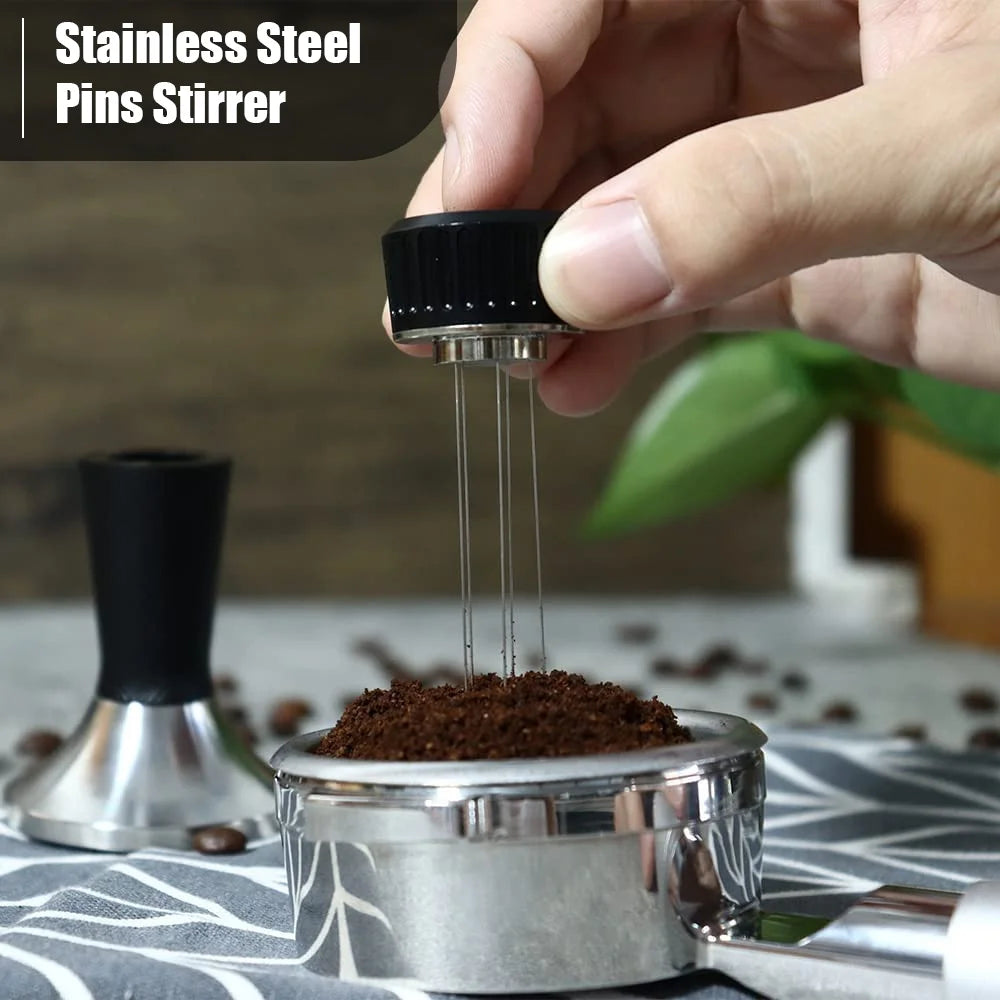 Espresso Tamper and Stirrer Tool 2 in 1 Stainless Steel P997303