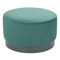 Green Round Ottoman I7111