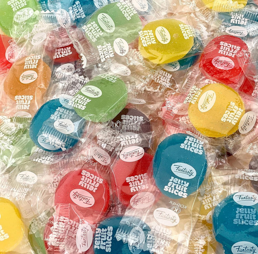 Assorted Fruit Jelly Patties Candy, 5 Pound Box P57077