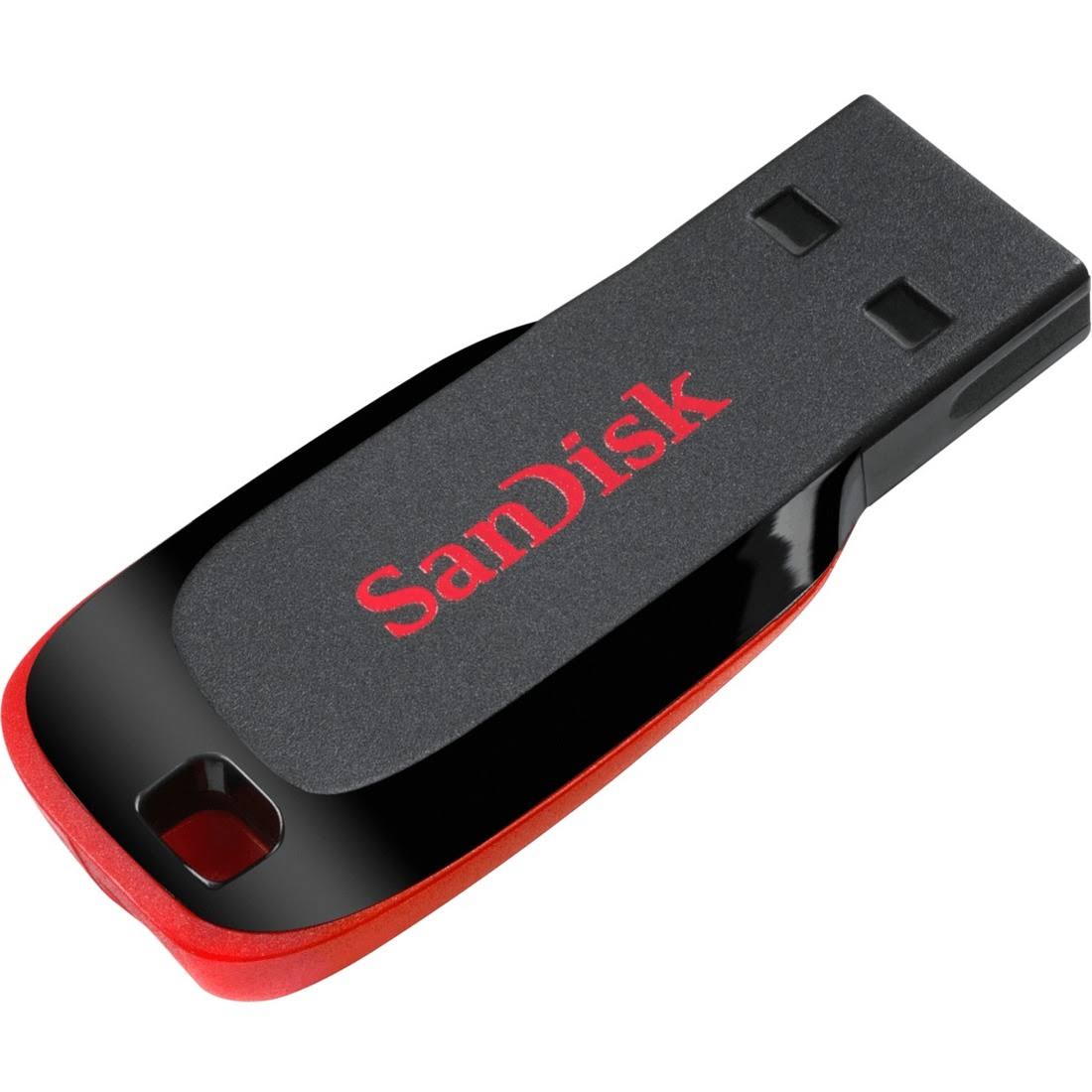Black Red 128 GB USB 2.0 Flash Drive Z15190