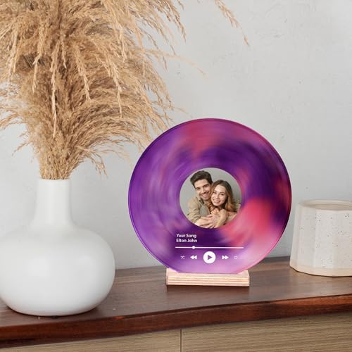Decorative Vinyl Record with Custom Photo Y49618
