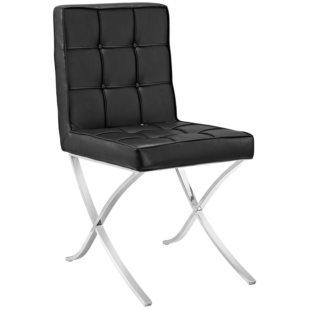 Black Memory Foam Dining Chair O34564