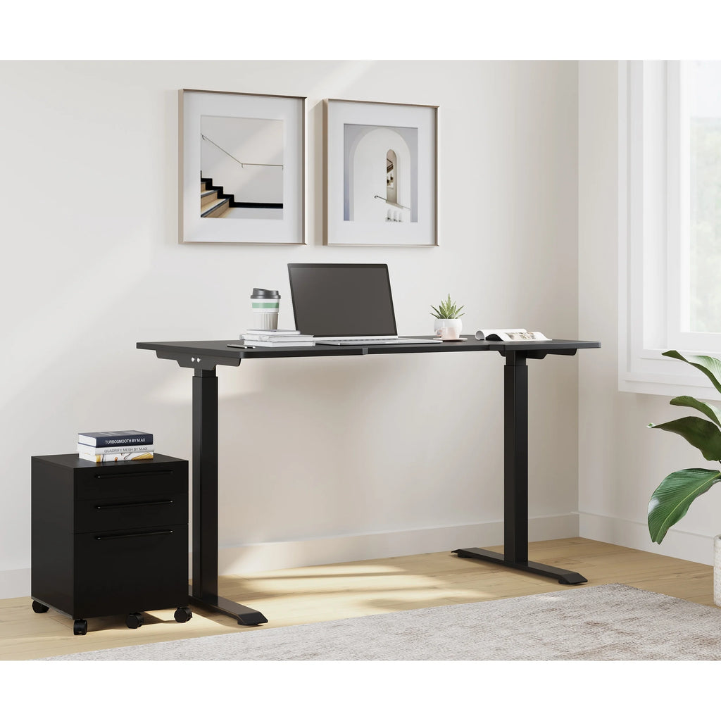 Electric Height Adjustable Standing Desk in White V84133