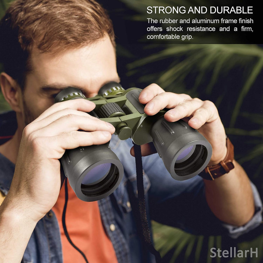 12X50 Full Size Binoculars with Tripod & Smartphone Adapter Carrying Bag F312
