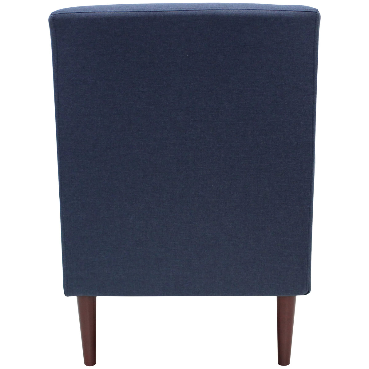 Navy Polyester Fabric Arm Chair R970
