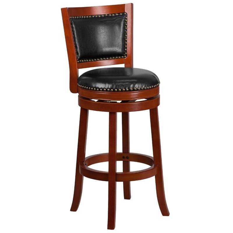 Black Wooden Bar Stool R379550