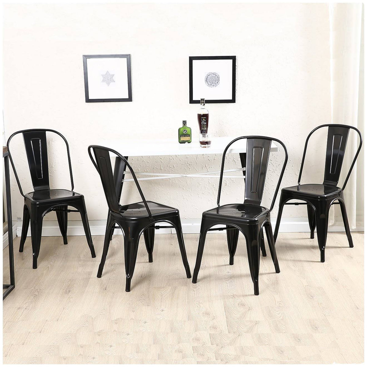 Black Side Chair Set of 4 K64197