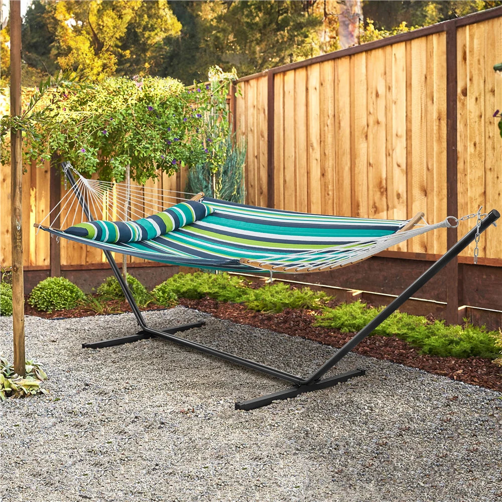 Padded Hammock with Steel Stand J8590