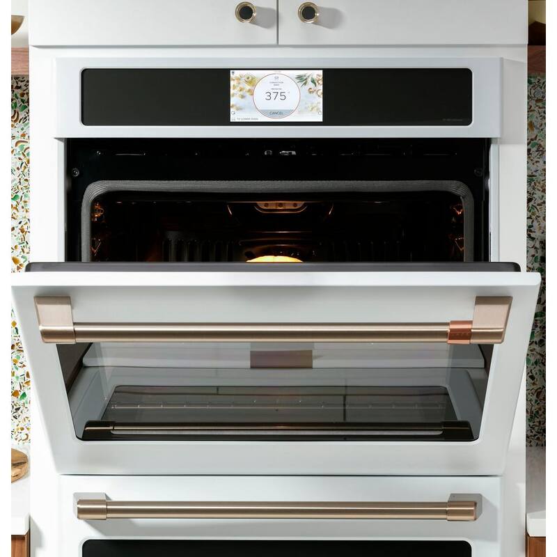 30 in. Smart Single Electric Wall Oven with Convection and Self Clean in Matte White J7726