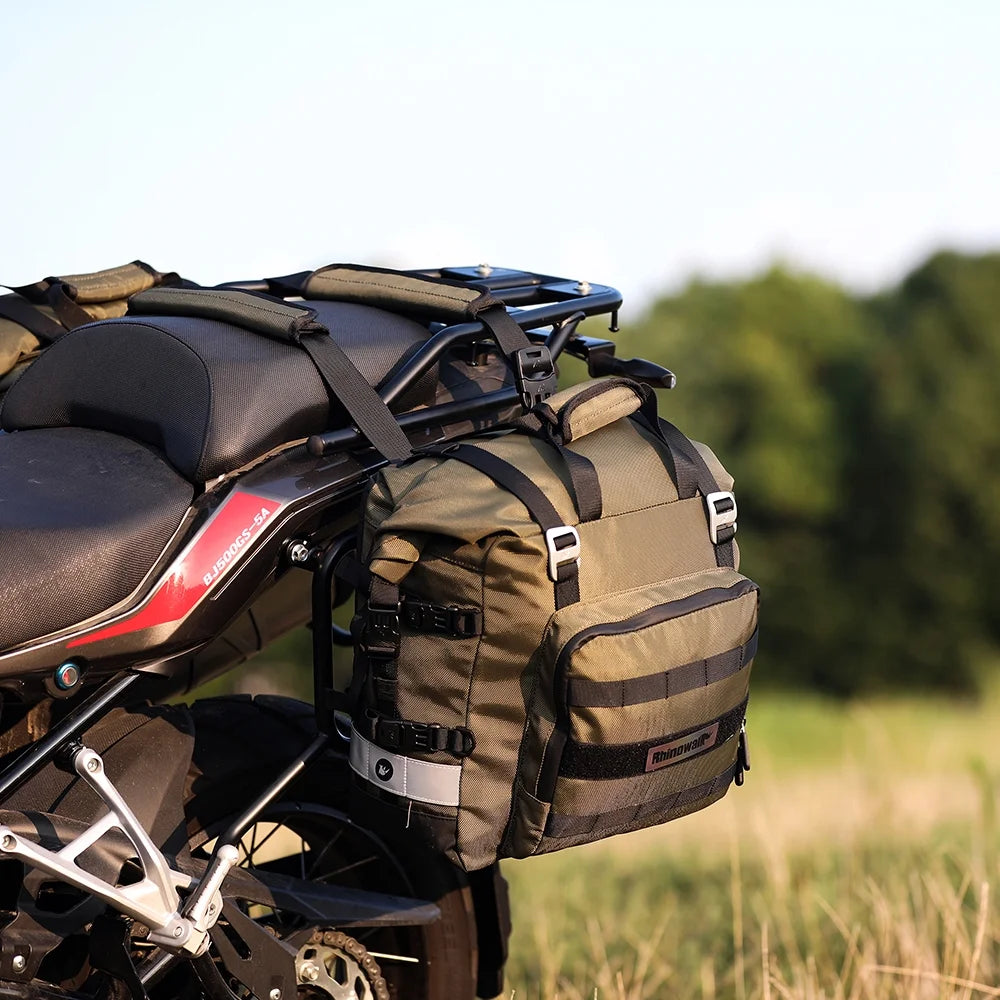 Motorcycle Side Saddle Bag 20L Waterproof Removable D309