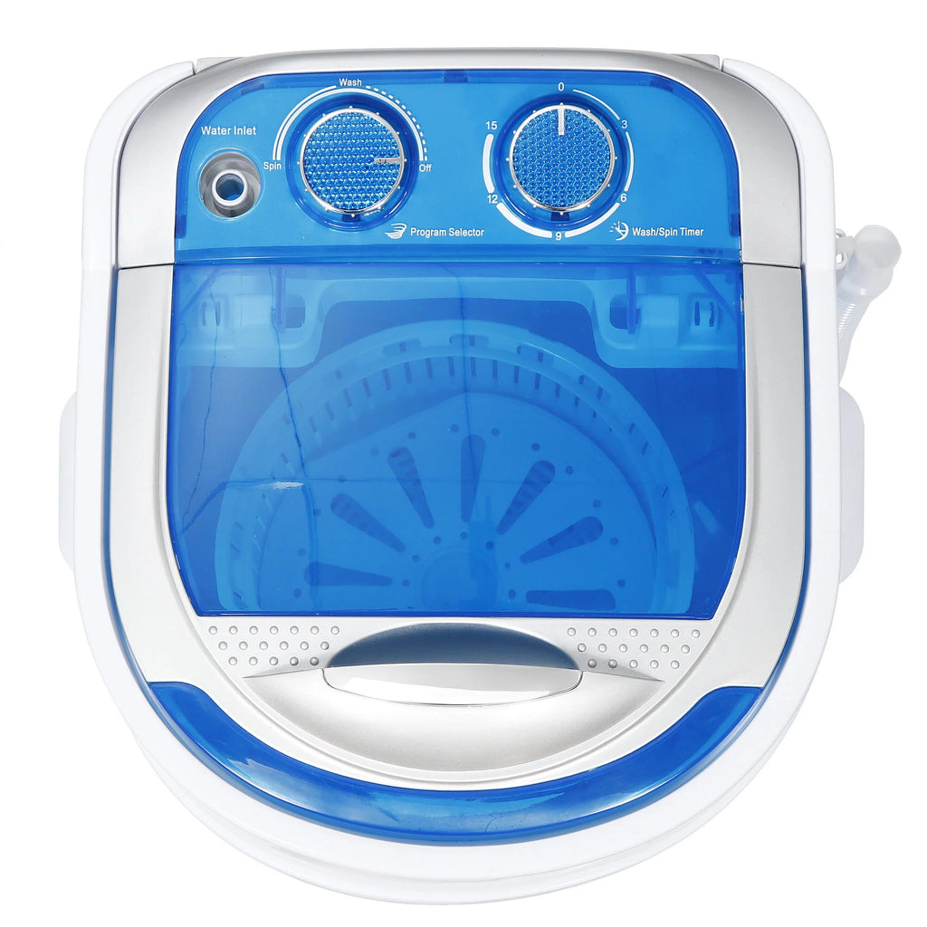 6.6lbs Portable Mini Washing Machine Blue E21929