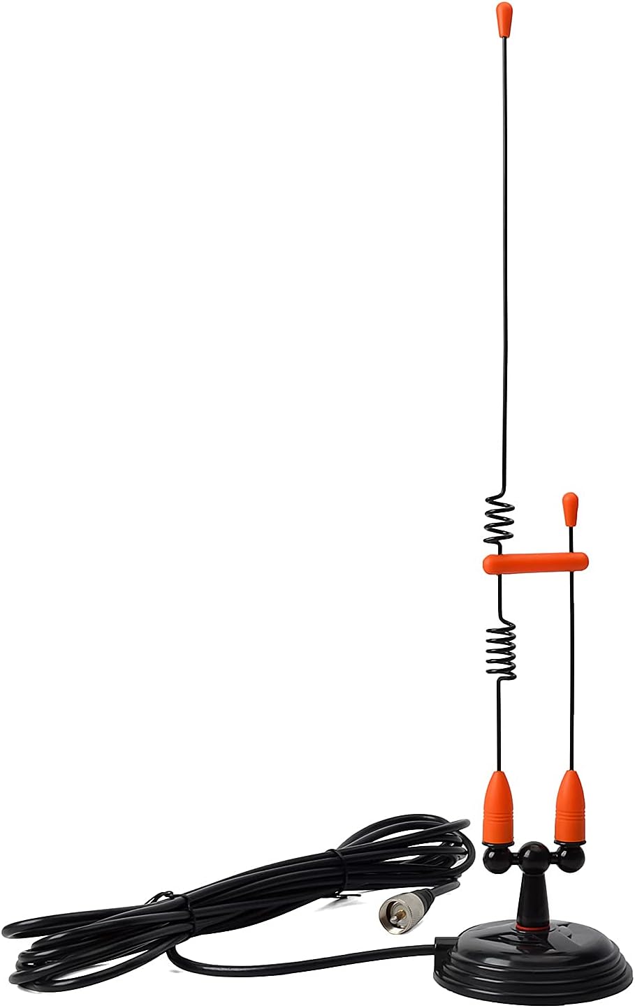 Heavy Duty Dual-Band Mobile Antenna with Magnetic Mount M74639