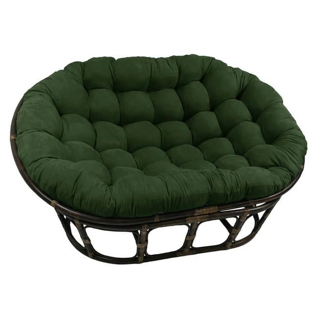 Solid Microsuede Double Papasan Cushion C344