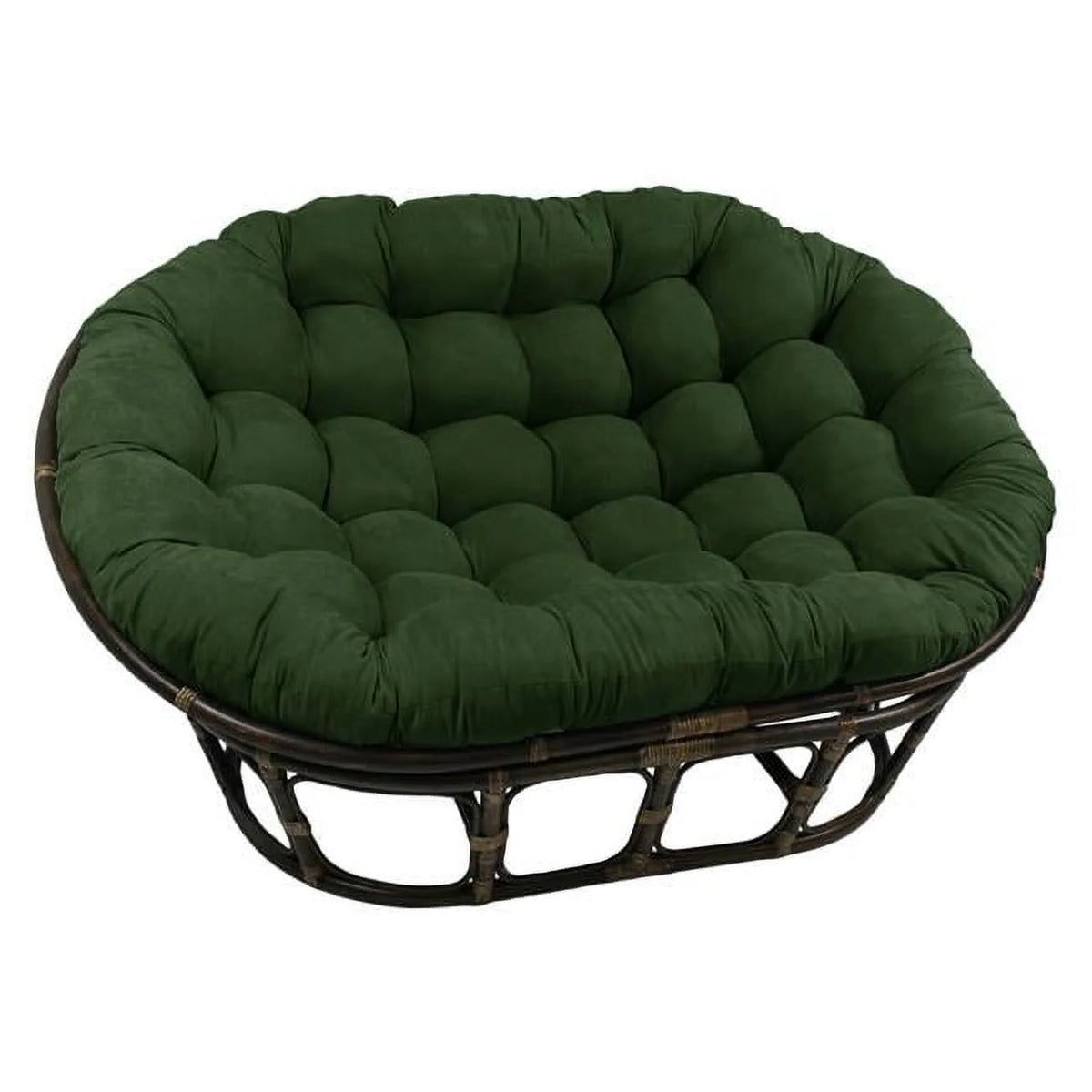 Solid Microsuede Double Papasan Cushion C344