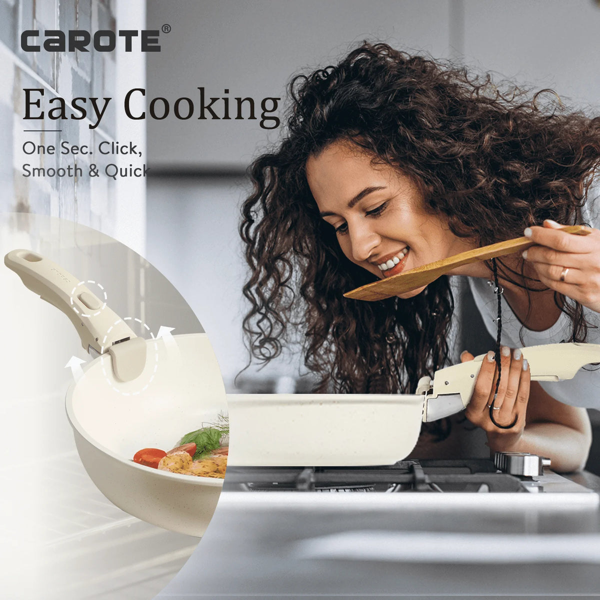 17 Pcs Nonstick Granite Cookware Set F391